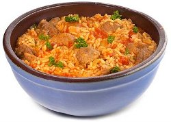 Serbisches Reisfleisch Serbisches Reisfleisch