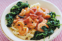 Pasta mit Scampi