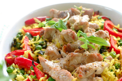 Schneller Reisauflauf